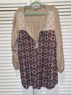 Weston Beige Taupe Knit Top